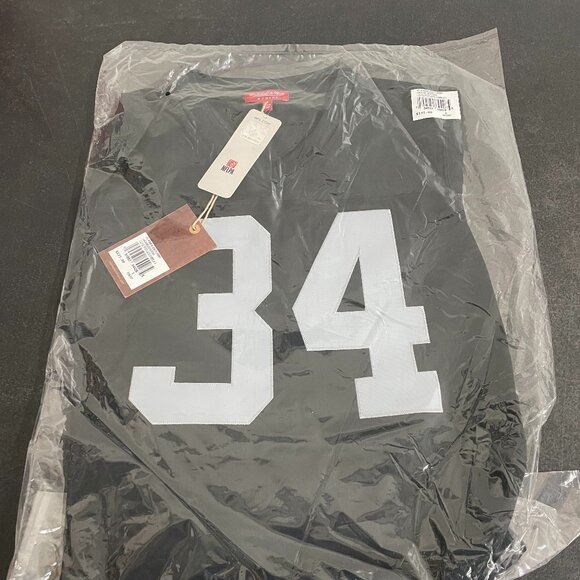 Mitchell & Ness Los Angeles Raiders Bo Jackson #34 Black 1988 legacy Jersey S - Picture 1 of 5
